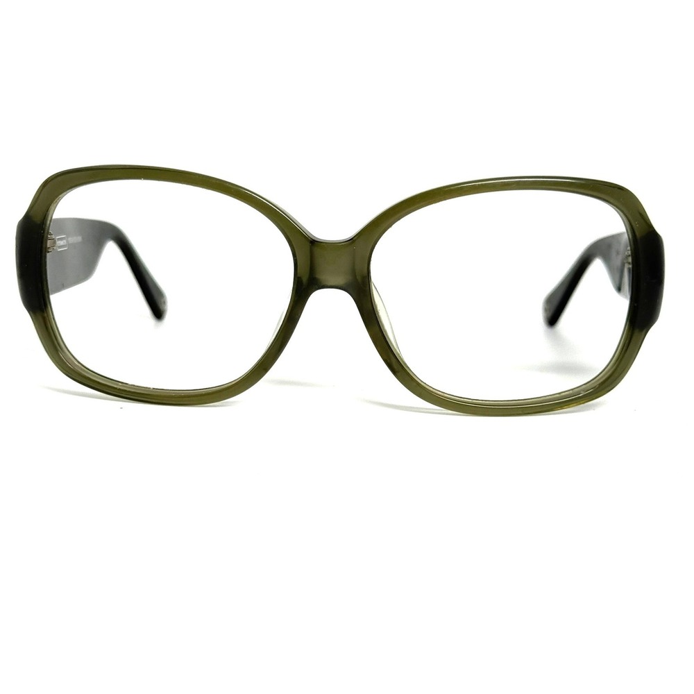 Coach Odessa S822 Olive Green Signature C Logo Eyeglass Frames Womens